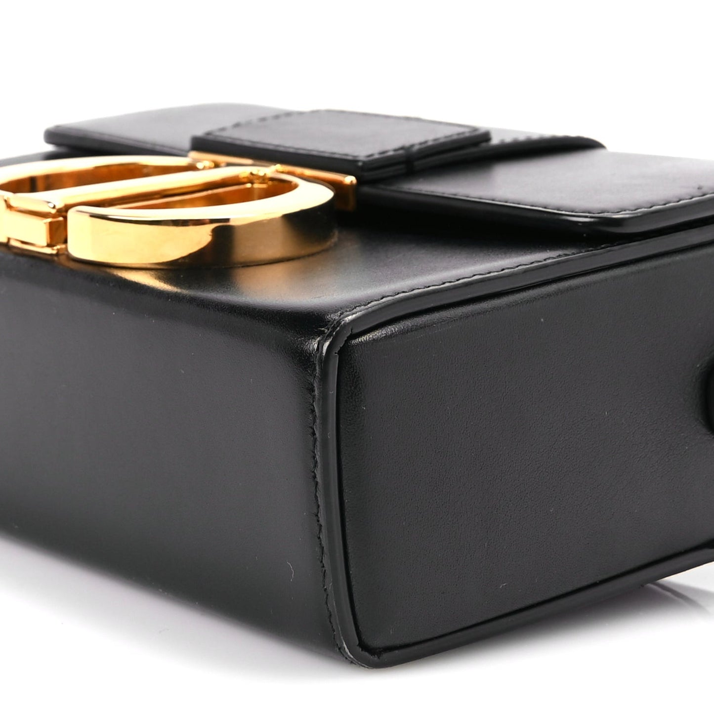 Smooth Calfskin 30 Montaigne Box Bag Black