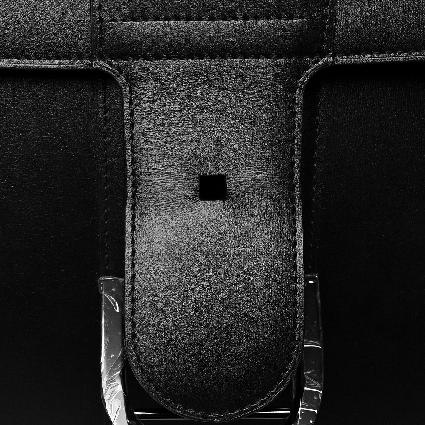 Box Calfskin GM Brillant Satchel Black
