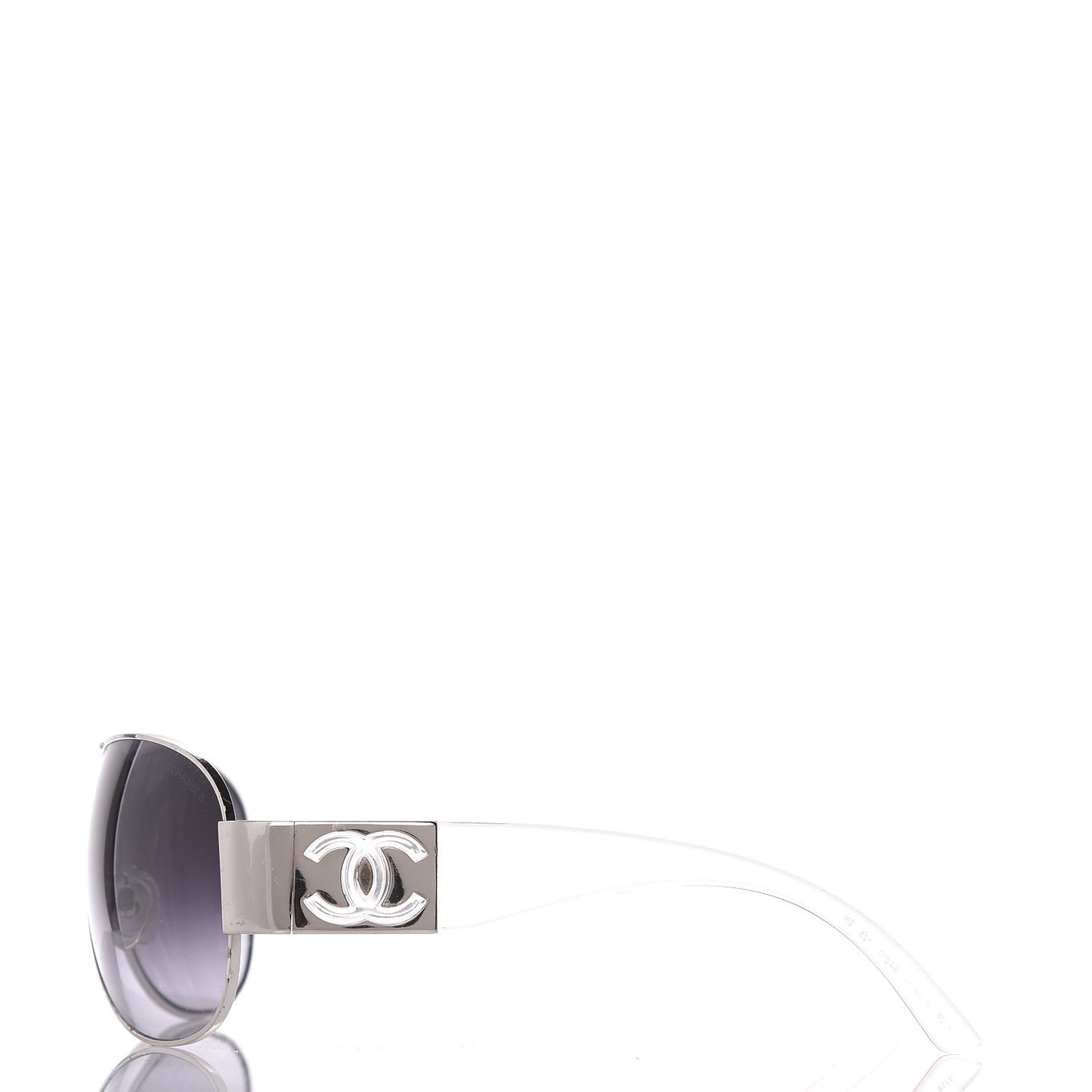 CC Logo Sunglasses 4128 Clear