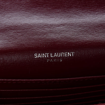 Saint Laurent Calfskin Monogram Sunset Chain Wallet Palissandre 6 of 11