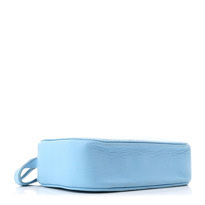 Balenciaga Calfskin XS Everyday Camera Bag Baby Blue Black 4 of 7
