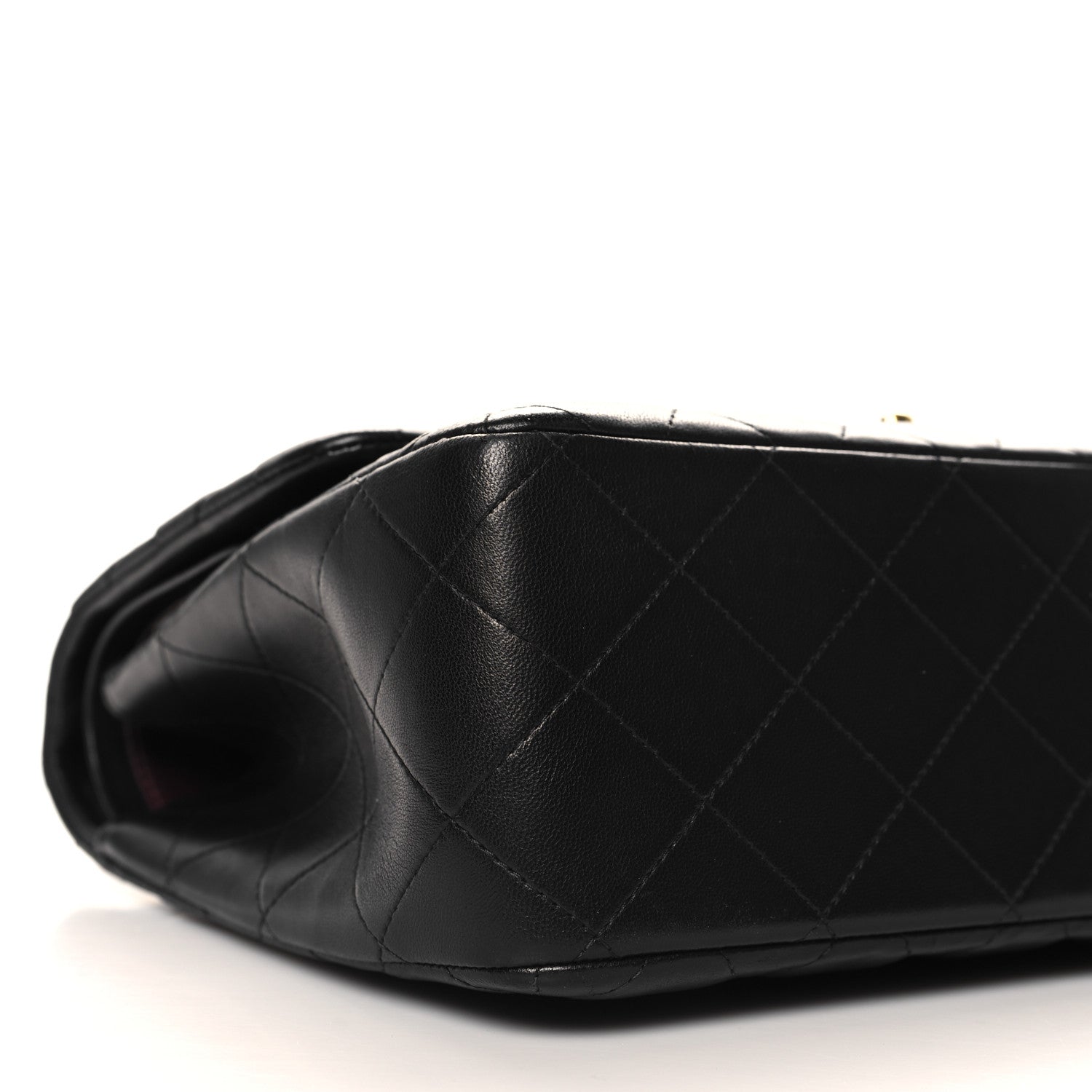 Chanel Lambskin Quilted Jumbo Double Flap Black 10 of 10