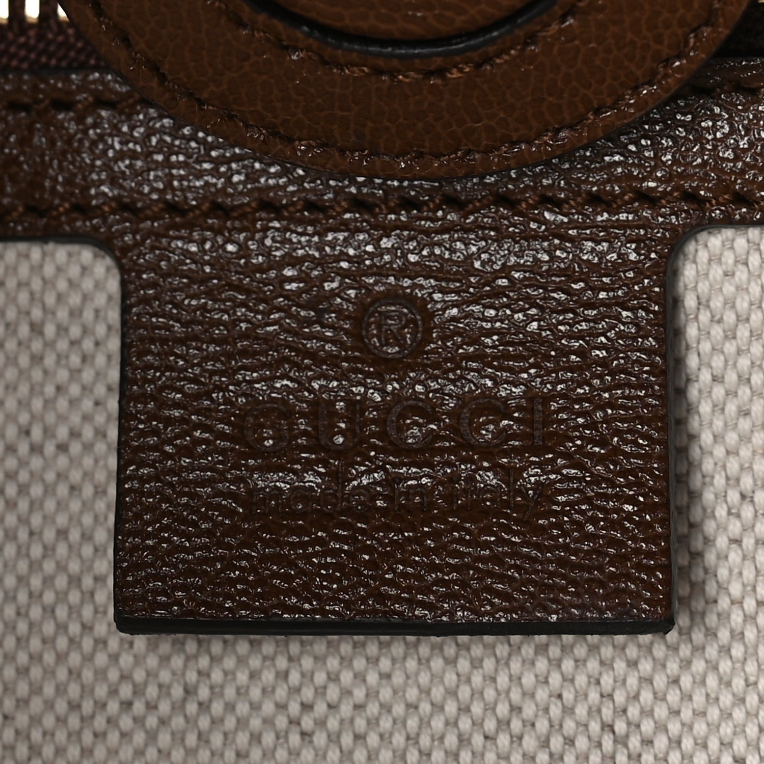 Gucci Monogram Horsebit 1955 Tote Bag Beige  Brown Sugar 5 of 8