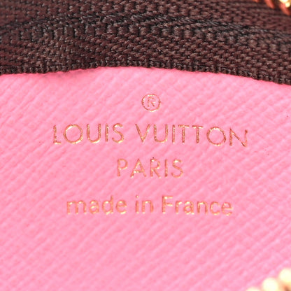 Louis Vuitton Monogram 2023 Christmas Animation Alpine Key Pouch Pink 6 of 8