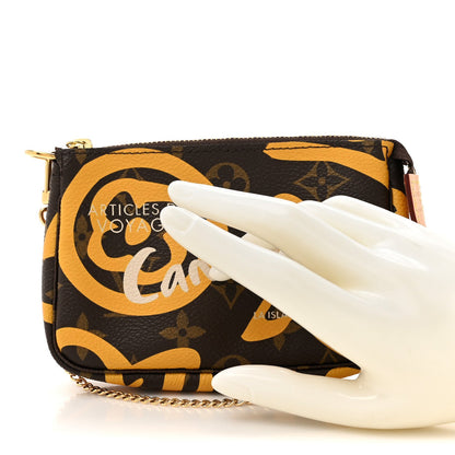 Louis Vuitton Monogram Tahitienne Cancun Mini Pochette Accessories 2 of 7