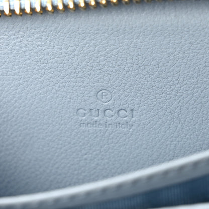 Gucci GG Supreme Monogram Vitello Eclipse Enamel Striped GG Key Card Case Beige Ebony Paradise Cloud 6 of 6