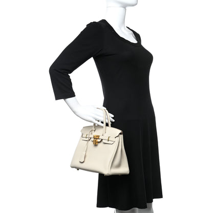 Hermes Togo Birkin 25 Craie 2 of 11