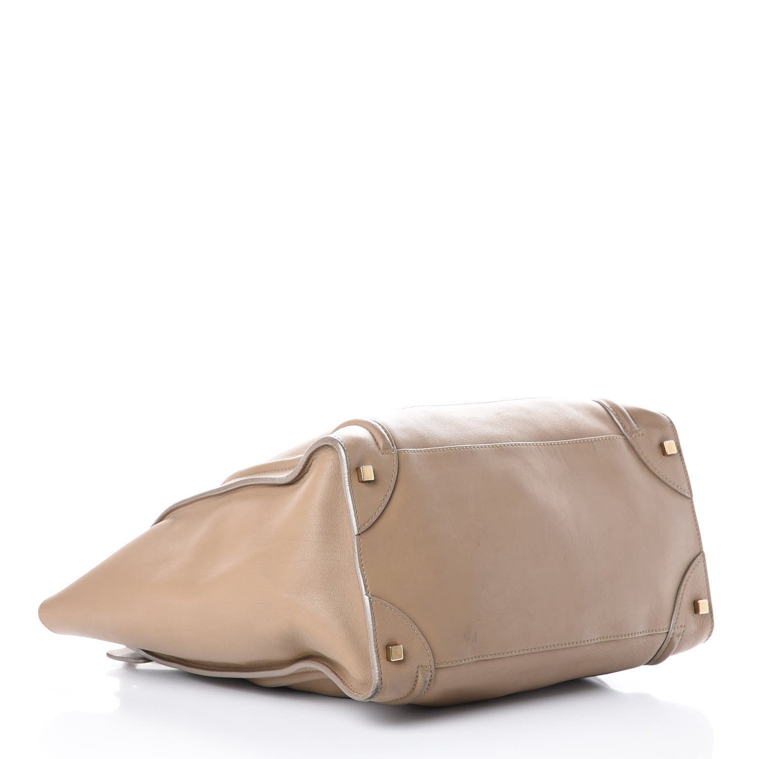 Celine Smooth Calfskin Mini Luggage Dune 4 of 12