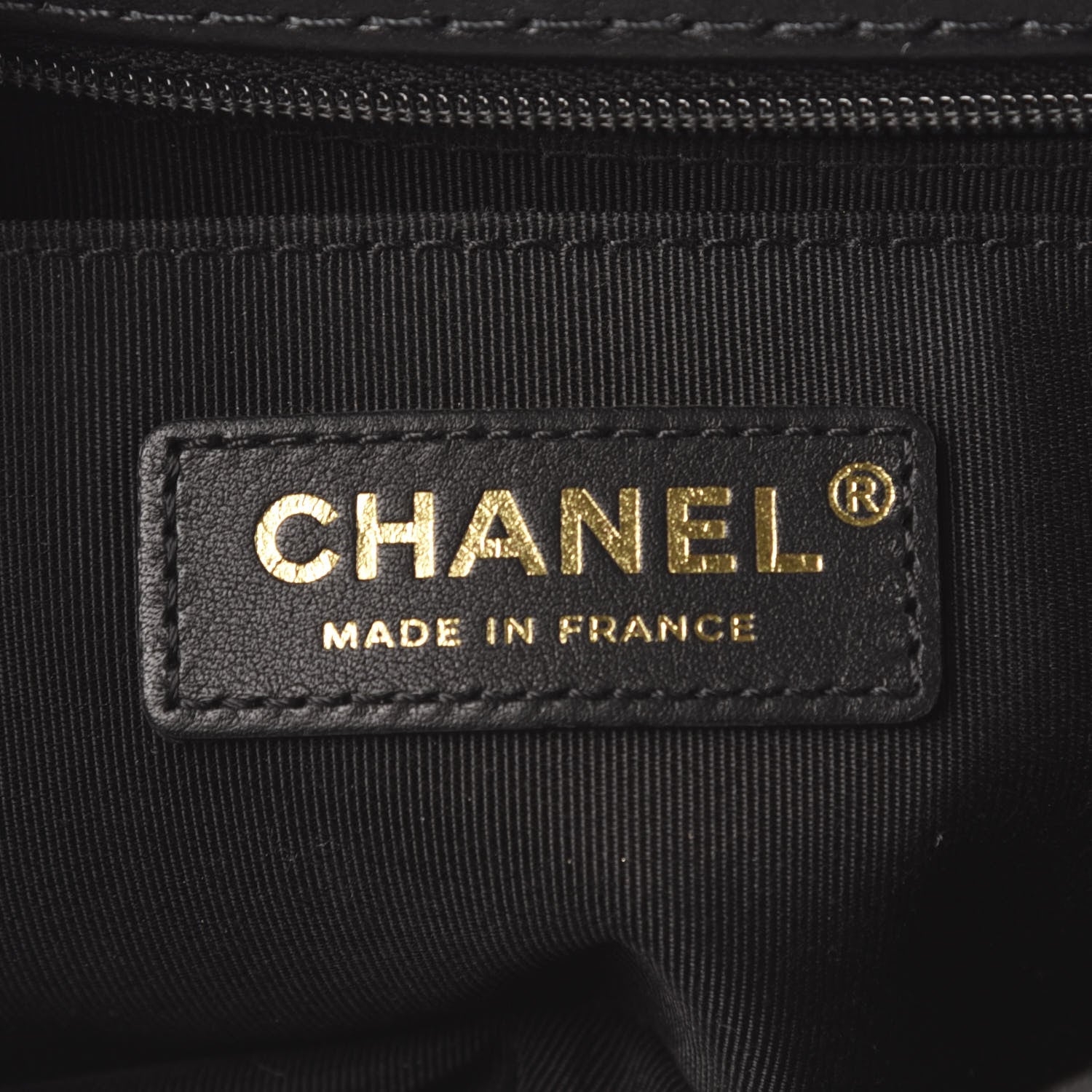 Chanel Calfskin Quilted Small Strap Into Flap Bag Black Brown 8 of 10