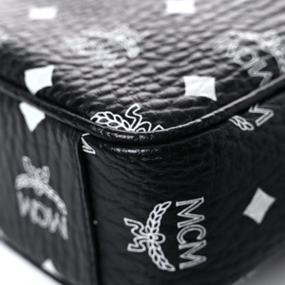 MCM Visetos Camera Crossbody Bag Black Cognac 11 of 17