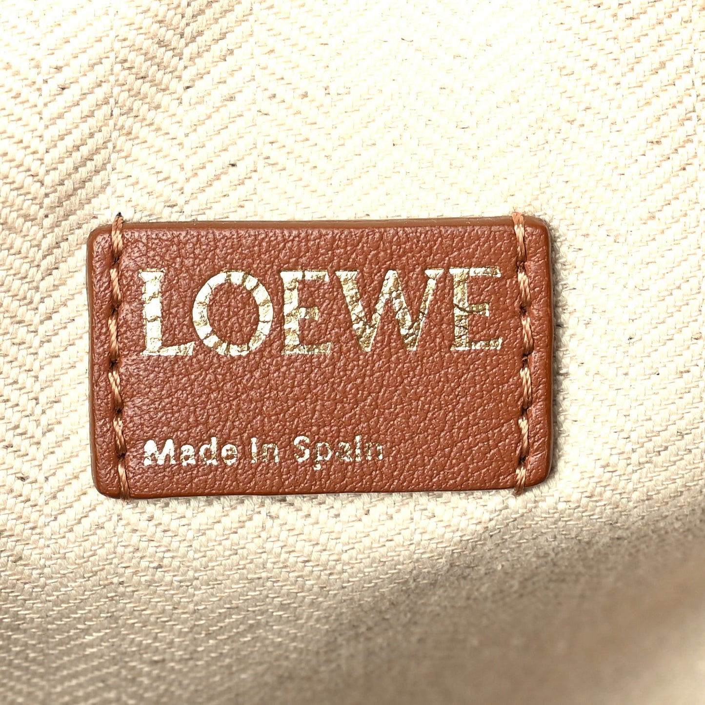 Jacquard Anagram Calfskin Small Cubi Bag Tan Pecan