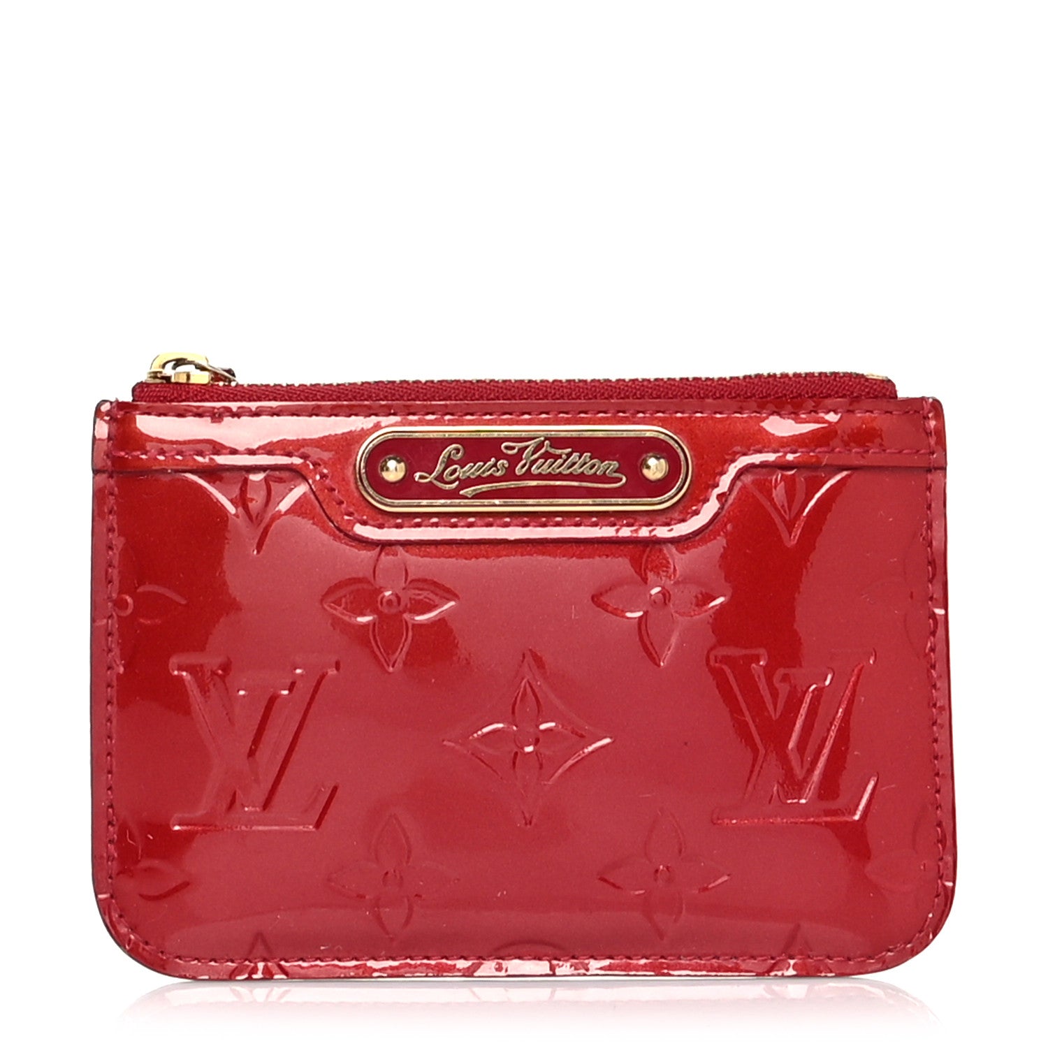 Louis Vuitton Vernis Key Pouch Rose Indien 1 of 7