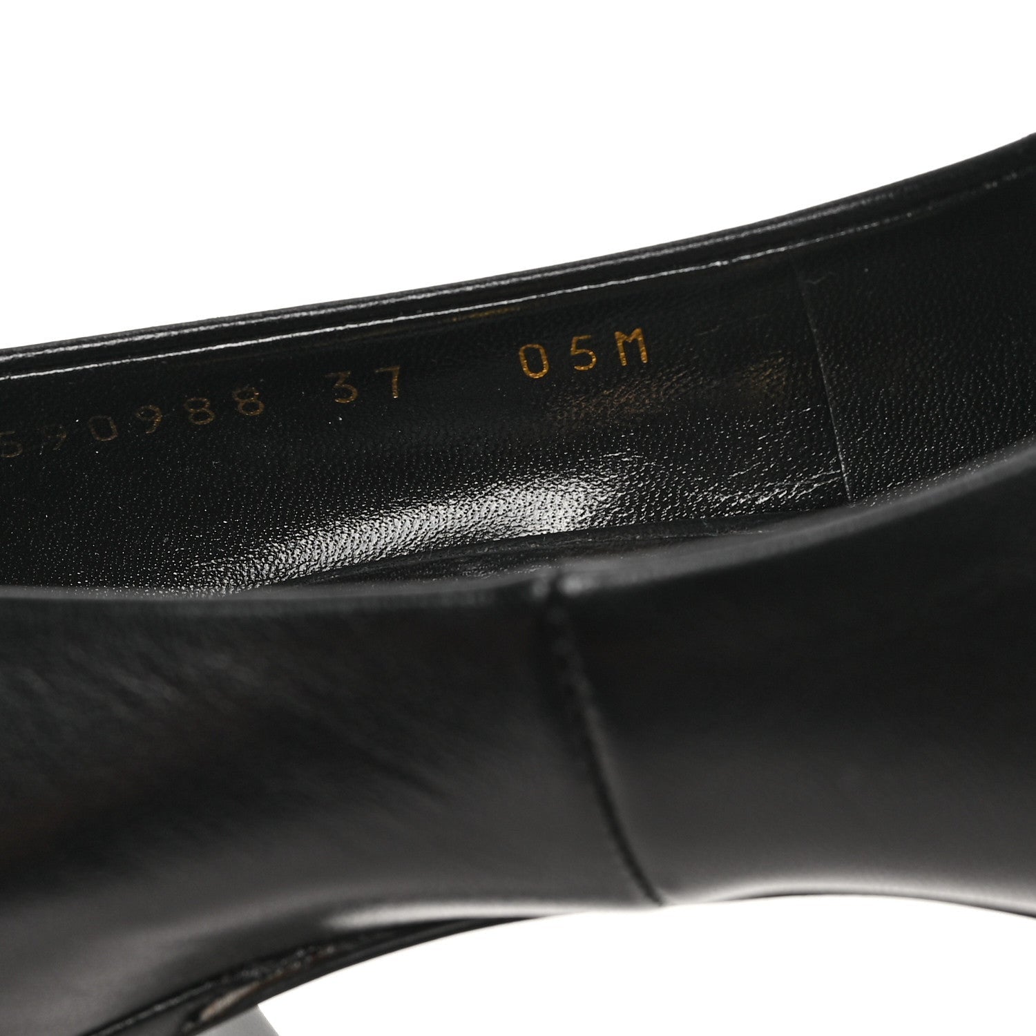 Gucci Malaga Kid Crystal Pumps 37 Black 7 of 7
