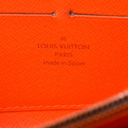 Louis Vuitton Monogram Graffiti Zippy Wallet Orange 6 of 15