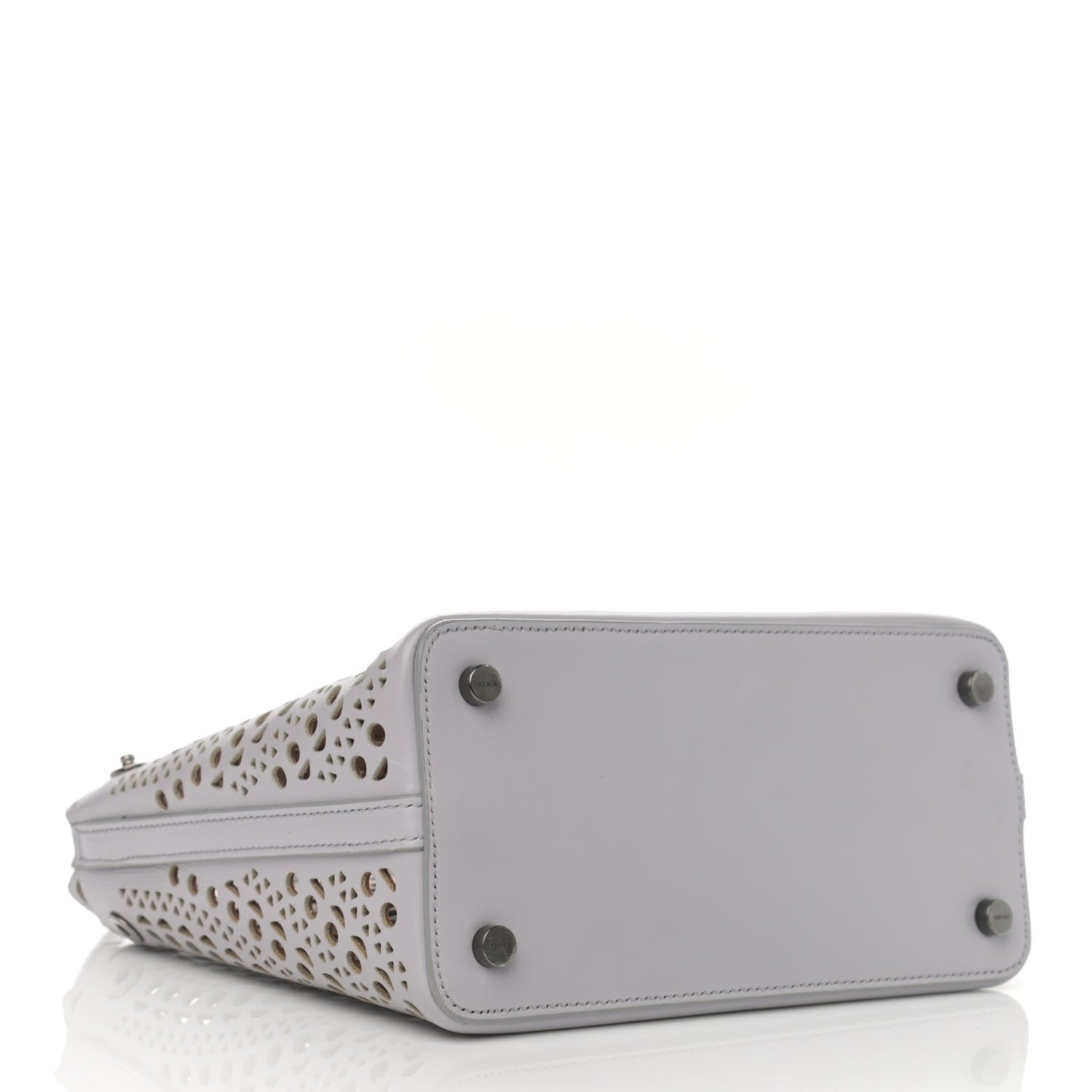 Alaia Calfskin Vienne Mina 20 Bag Perle 5 of 10