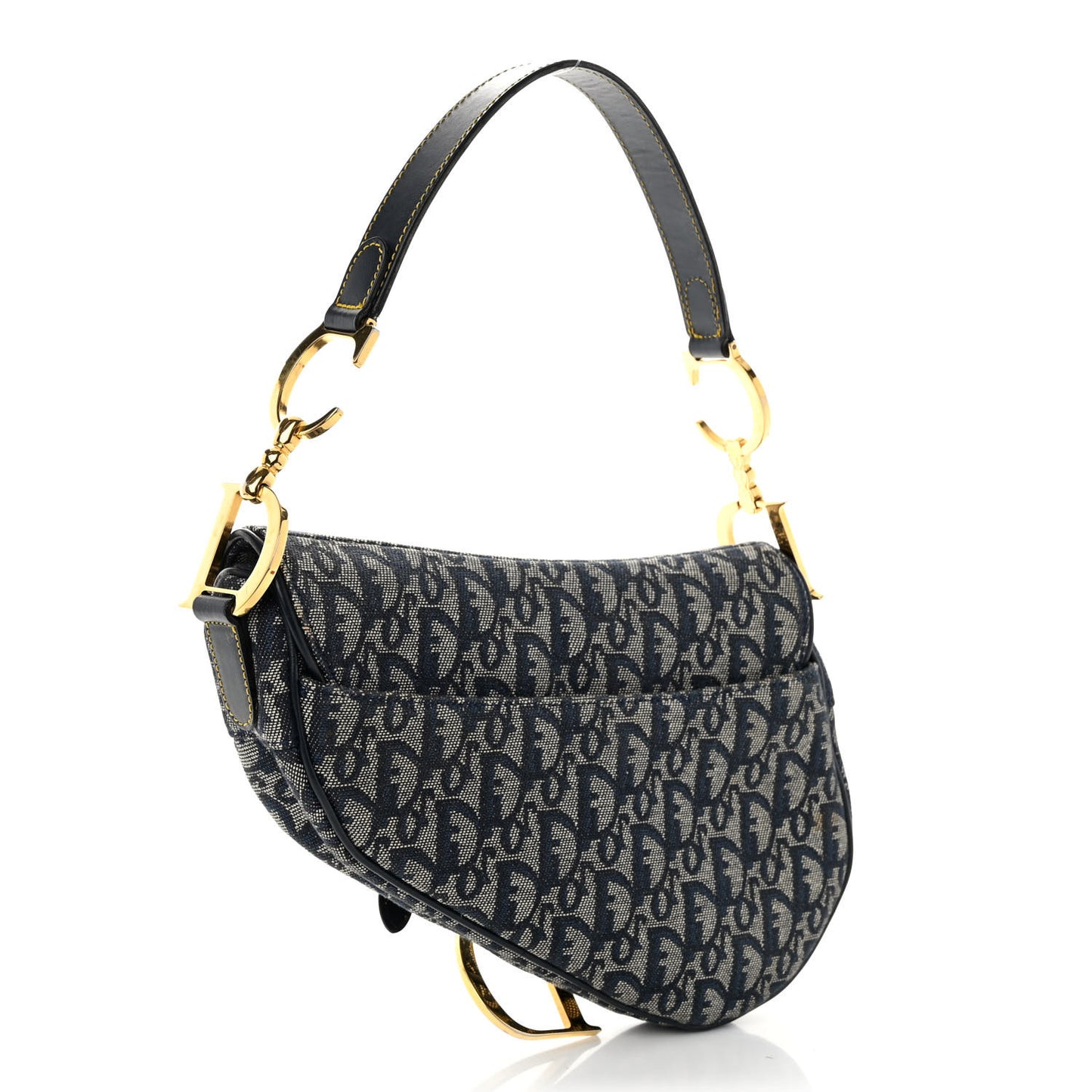 Monogram Saddle Bag Blue