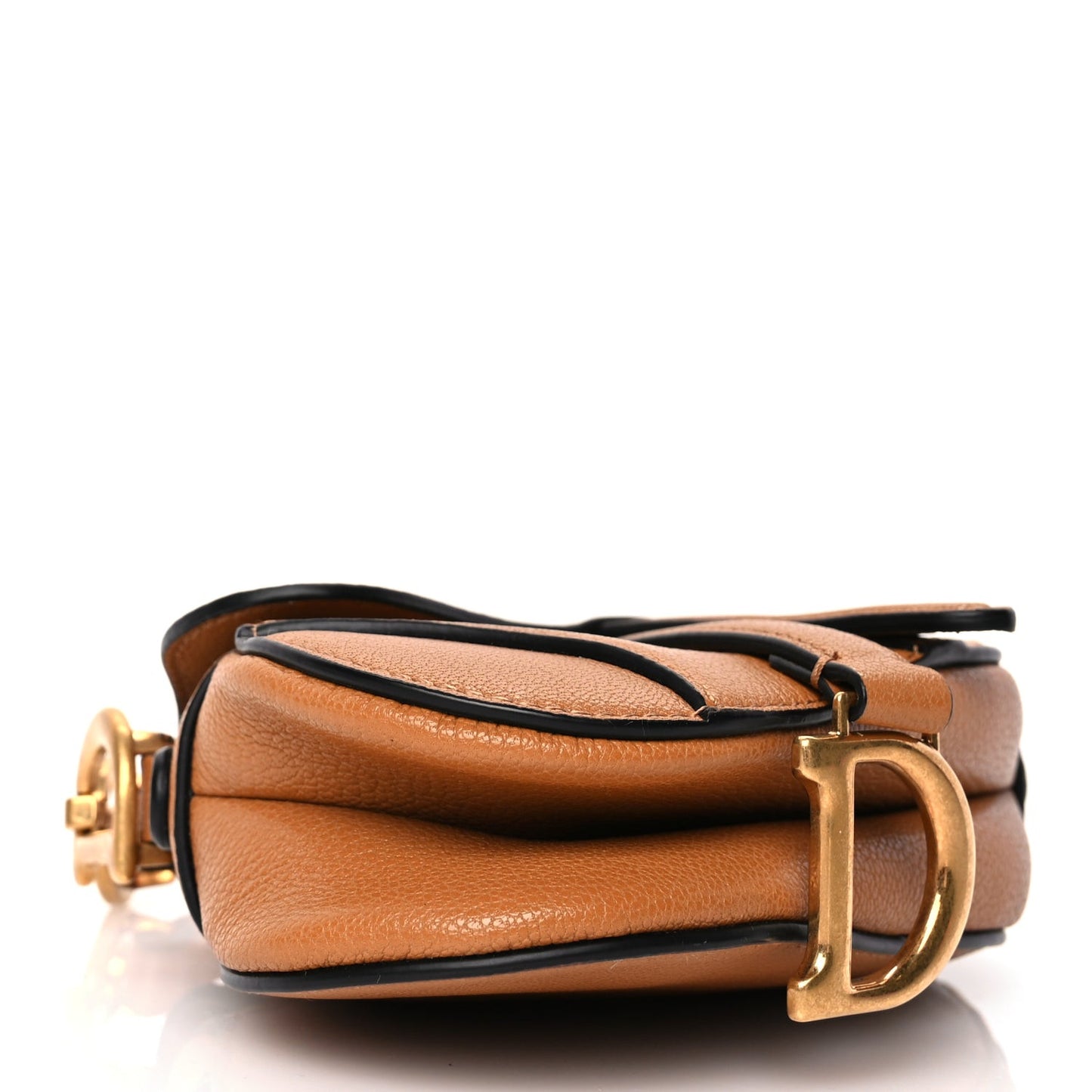 Goatskin Micro Saddle Bag Camello