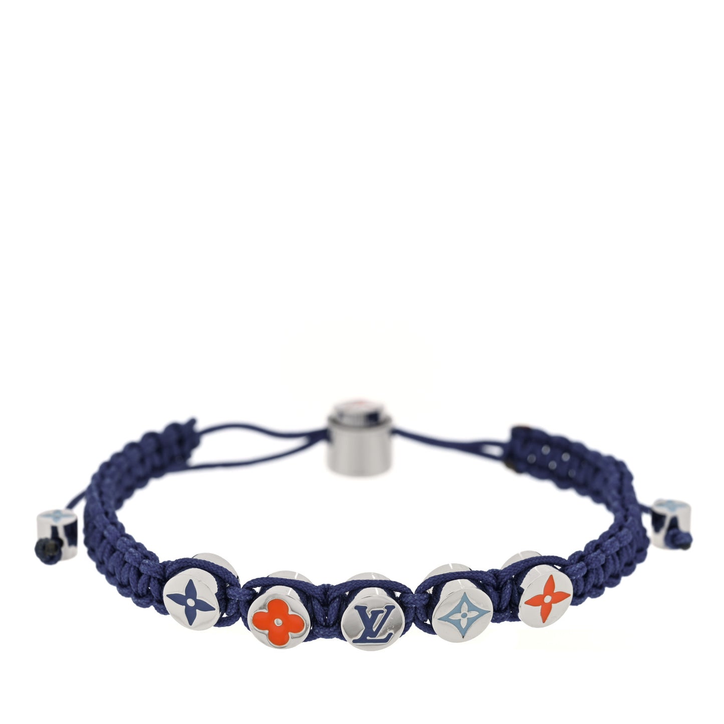 Monogram Colors Braided Bracelet Blue