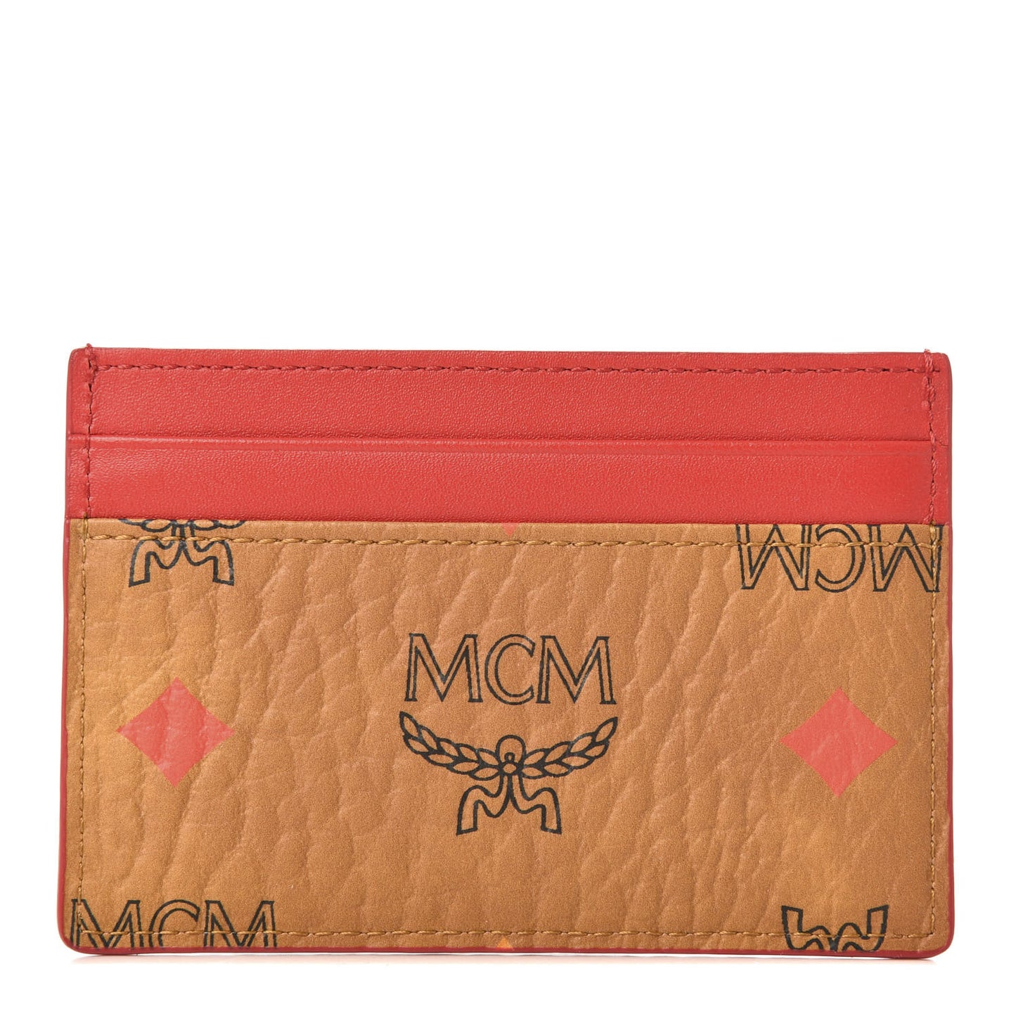 Skyoptic Visetos Spectrum Diamond Card Case Cognac