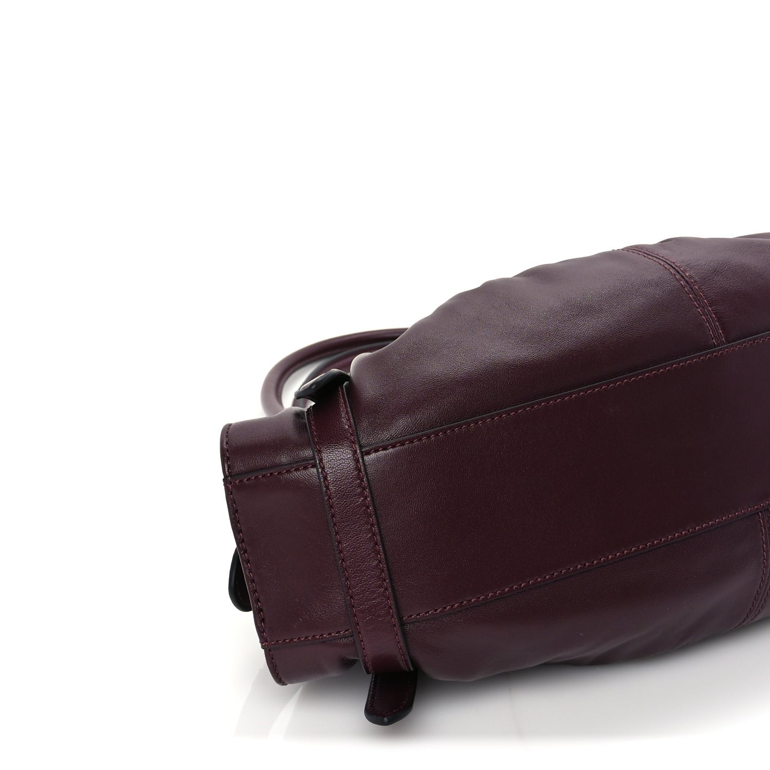 Marc Jacobs Calfskin Medium The Cristina Satchel Dark Red 7 of 8