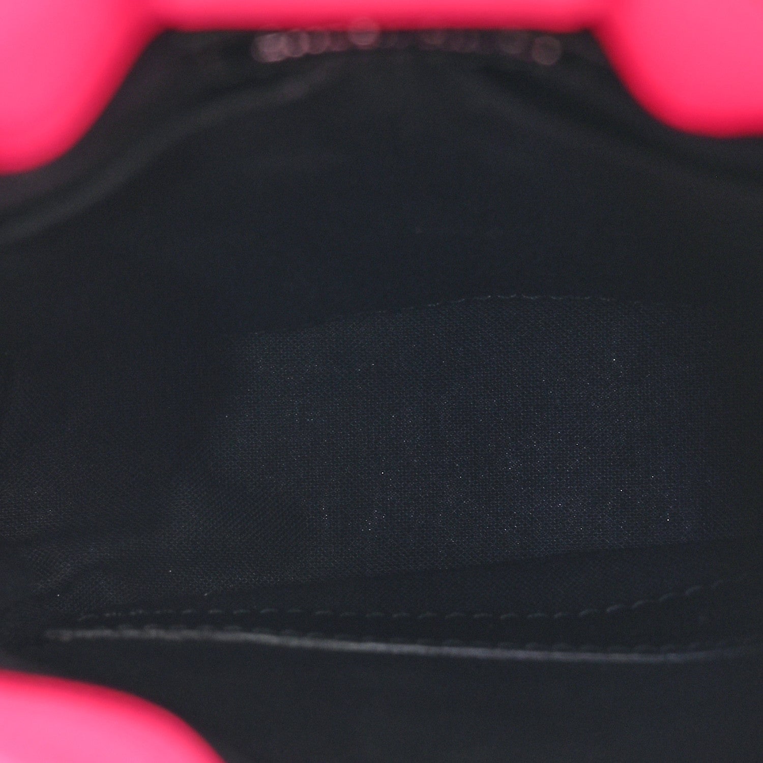 Balenciaga Squared Calfskin Logo Shopping Phone Holder Bag Acid Fuchsia 5 of 16