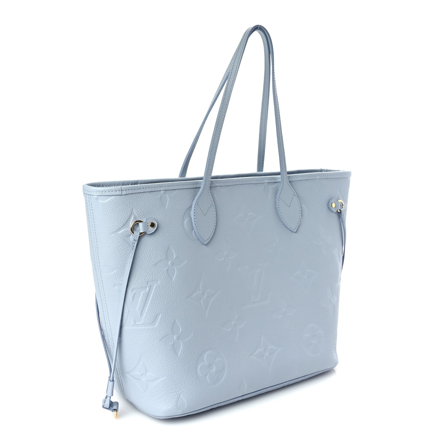 Louis Vuitton Empreinte Monogram Giant Neverfull MM Blue Hour 3 of 9