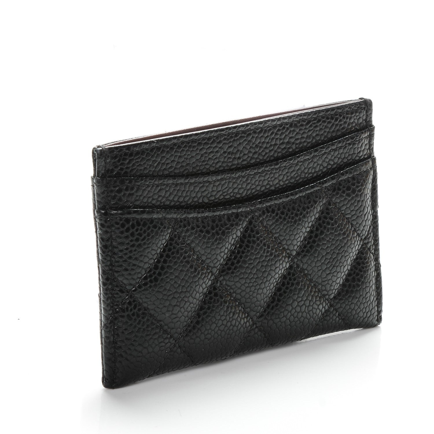 Chanel Caviar Quilted Card Holder Black 3 of 8