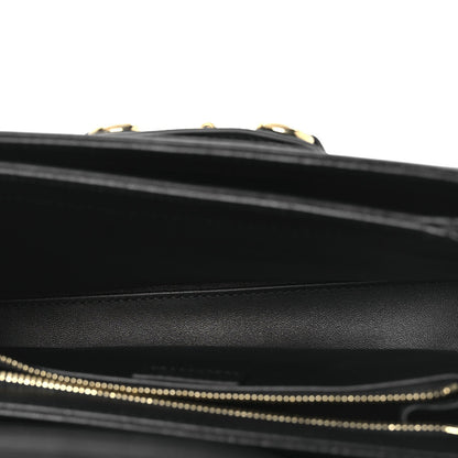 Gucci Sakai Be Green Calfskin Shearling Horsebit 1955 Shoulder Bag Black 5 of 7