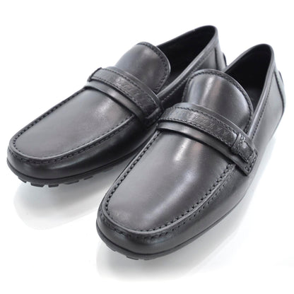 Louis Vuitton Leather Loafers Shoes 7 Black 4 of 7