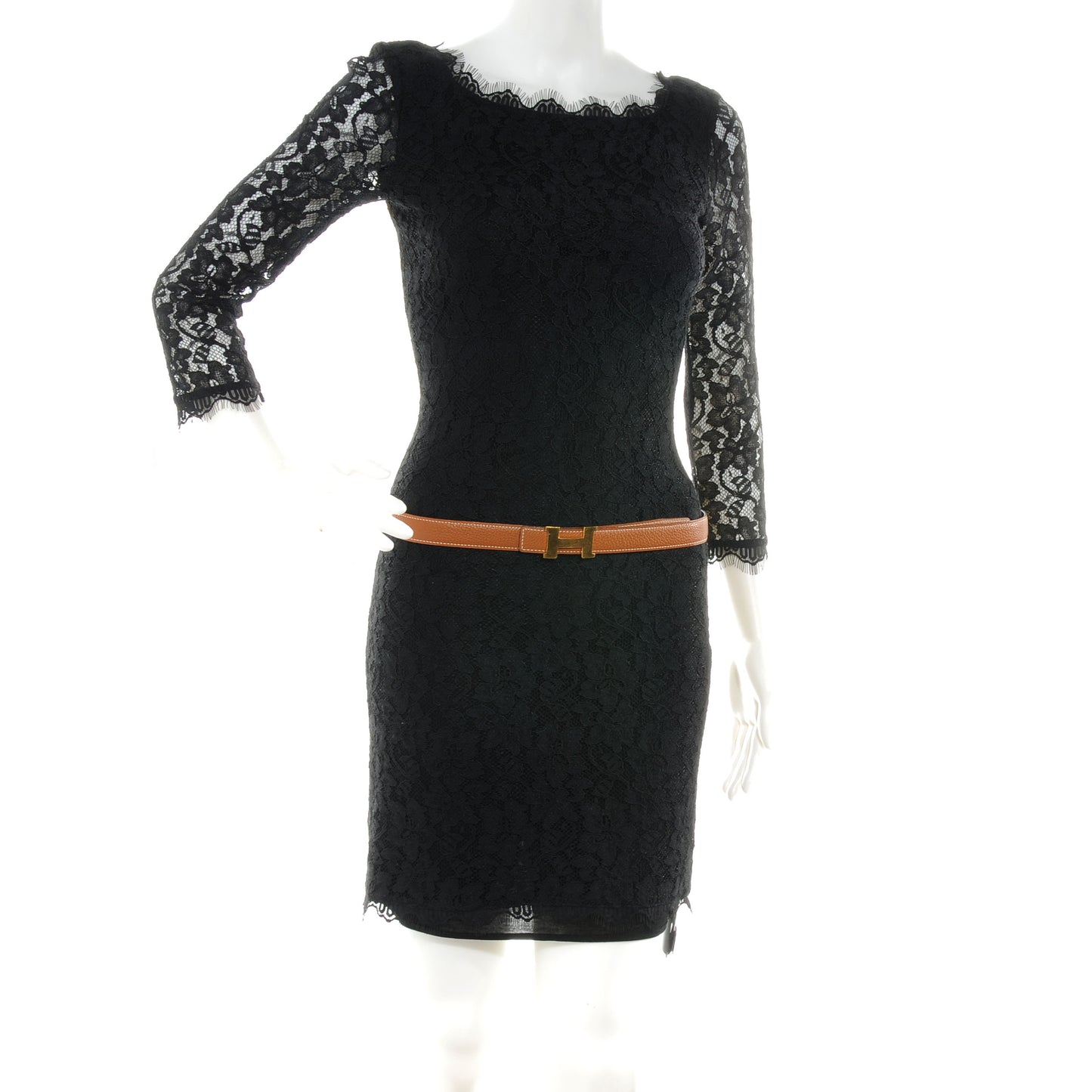 Box Togo Reversible Constance 24mm H Belt Noir Gold 85