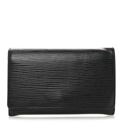 Louis Vuitton Epi Porte-Monnaie Billets Tresor Wallet Black 1 of 11