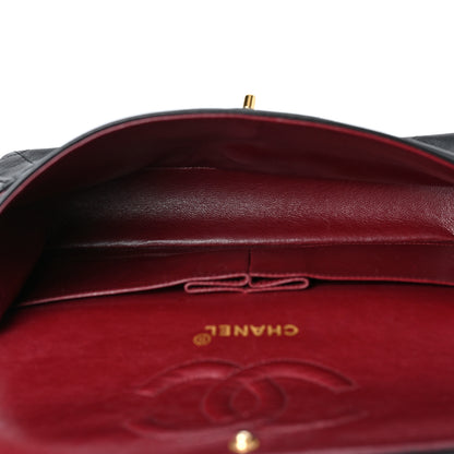 Chanel Lambskin Quilted Medium Double Flap Black 5 of 10