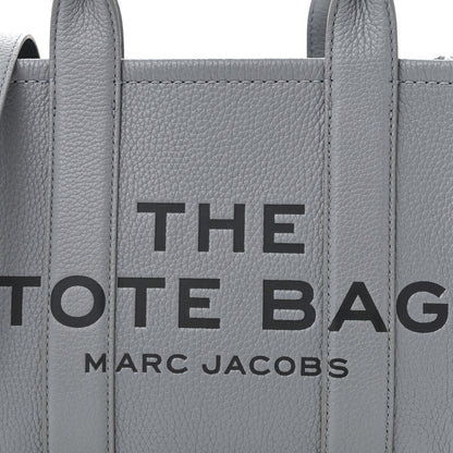 Marc Jacobs Grained Calfskin Small The Tote Bag Wolf Grey 9 of 11