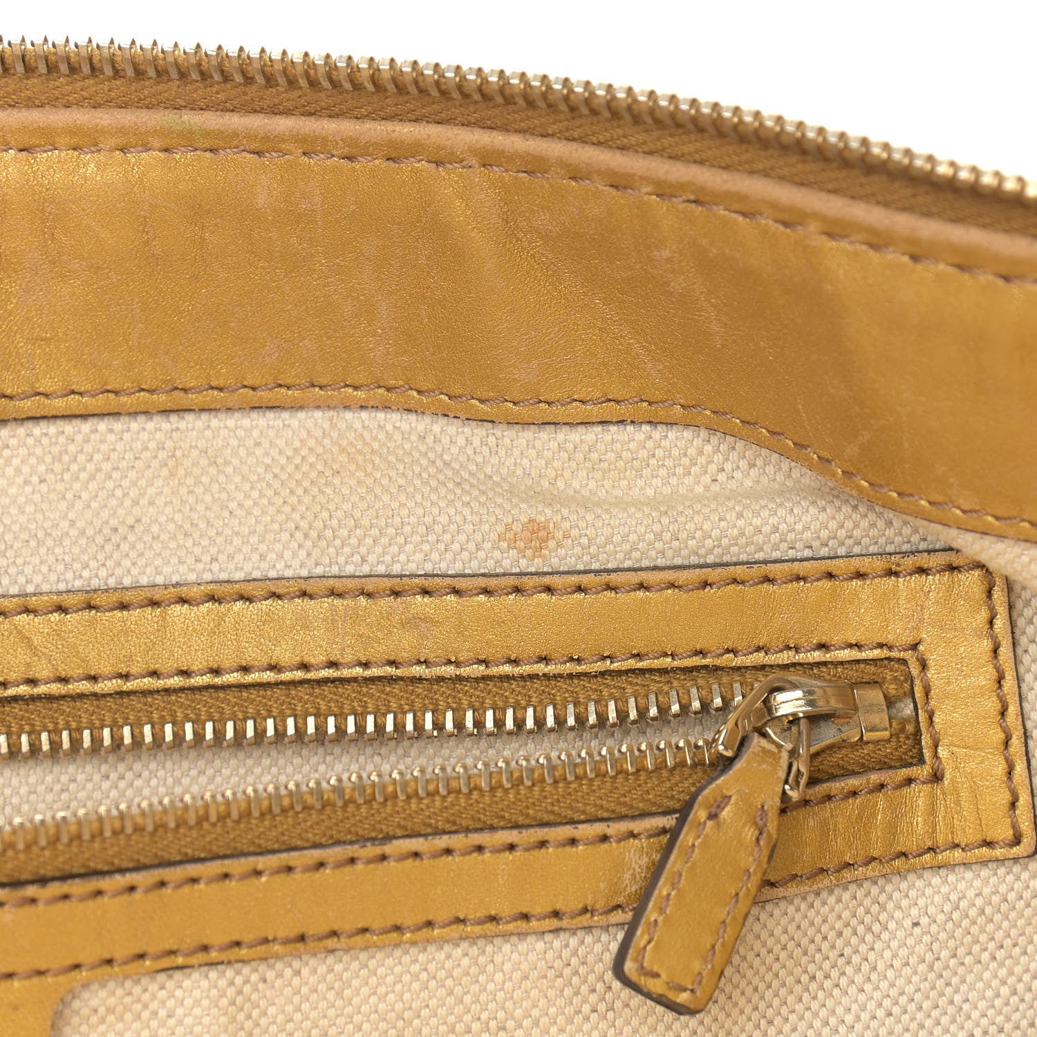 Gucci Monogram Small Lovely Heart Tote Gold 13 of 13