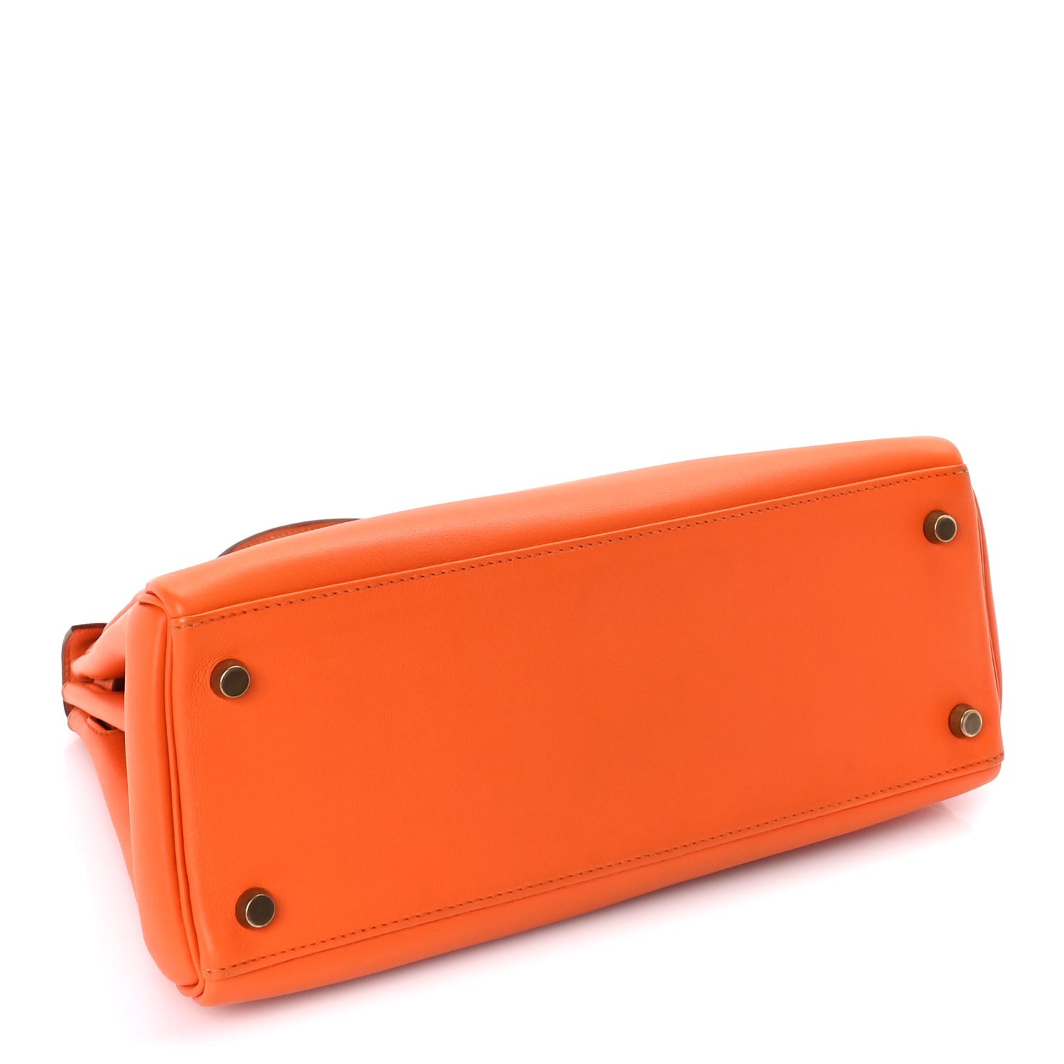 Hermes Swift Kelly Retourne 28 Orange 3 of 9