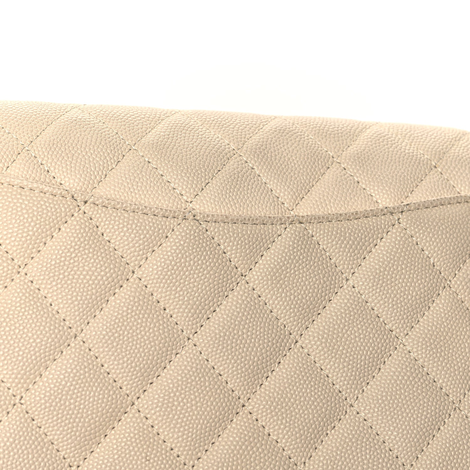 Chanel Caviar Quilted Square Wallet On Chain WOC White 13 of 13