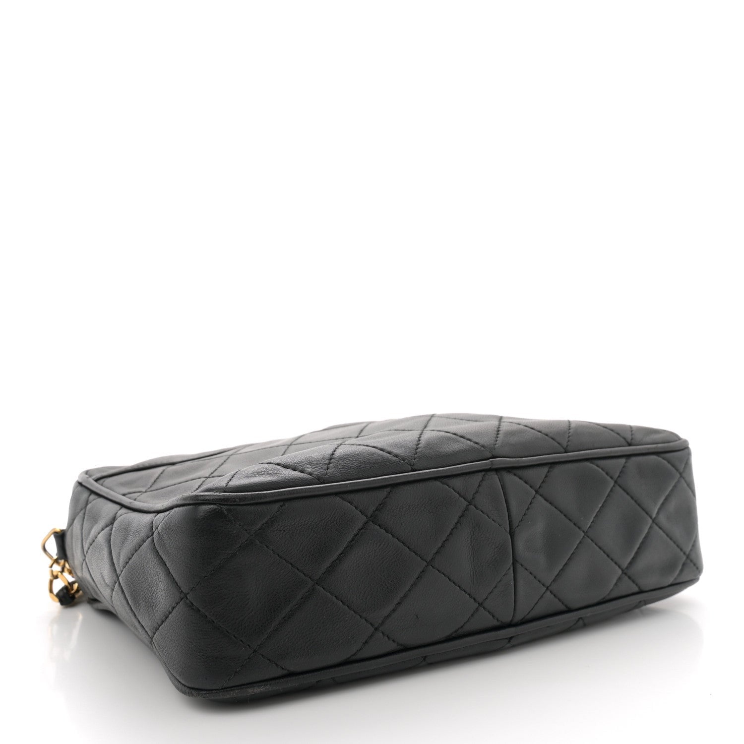 Chanel Lambskin Quilted Tassel Camera Case Black 4 of 7