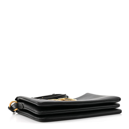Salvatore Ferragamo Calfskin Trapezio Shoulder Bag Black 4 of 12