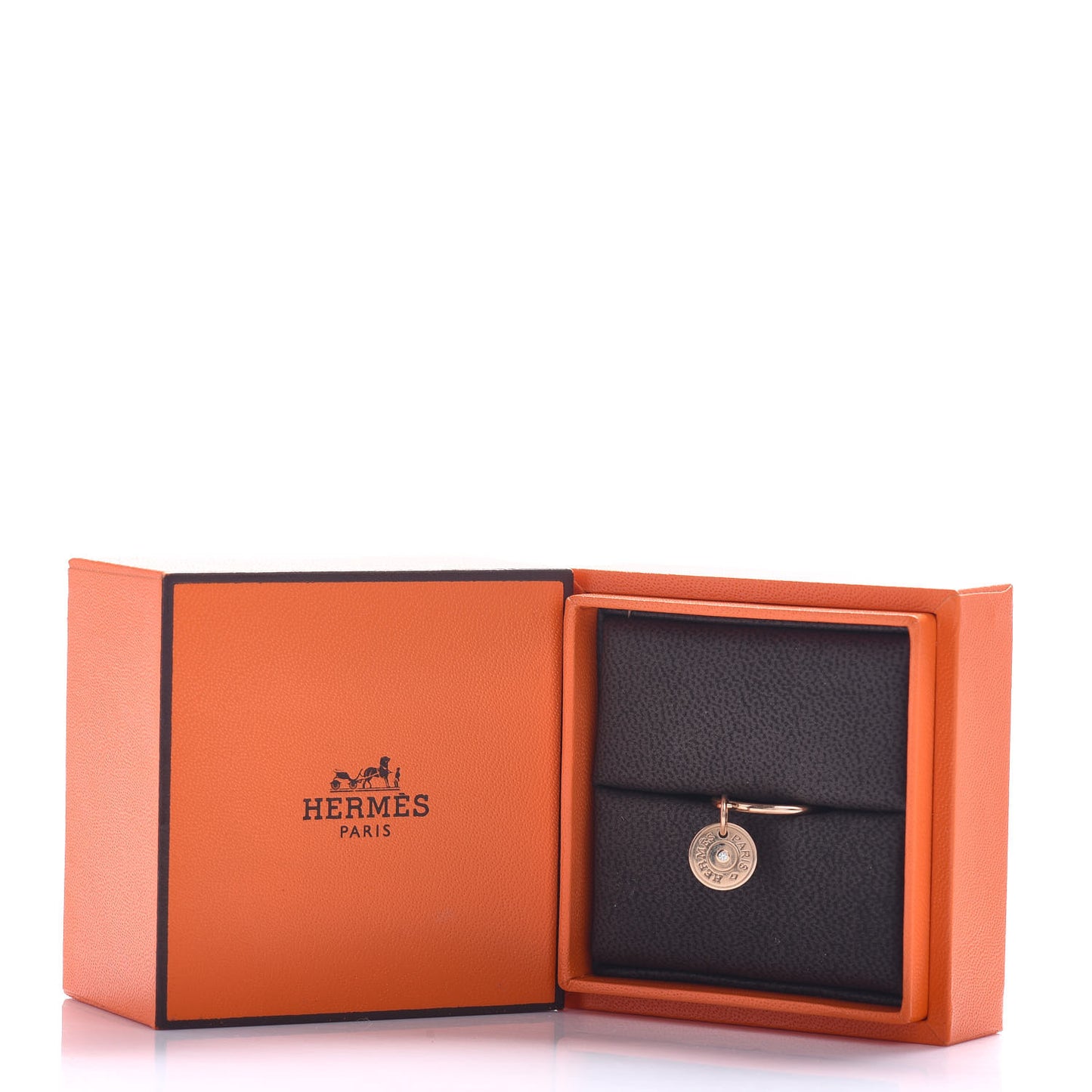 18K Rose Gold Diamond Gambade Ring 49 4.75