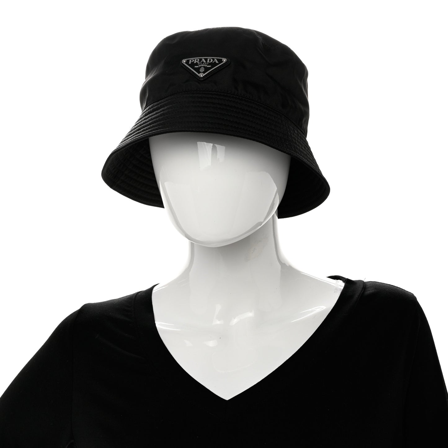 Nylon Bucket Hat M Black
