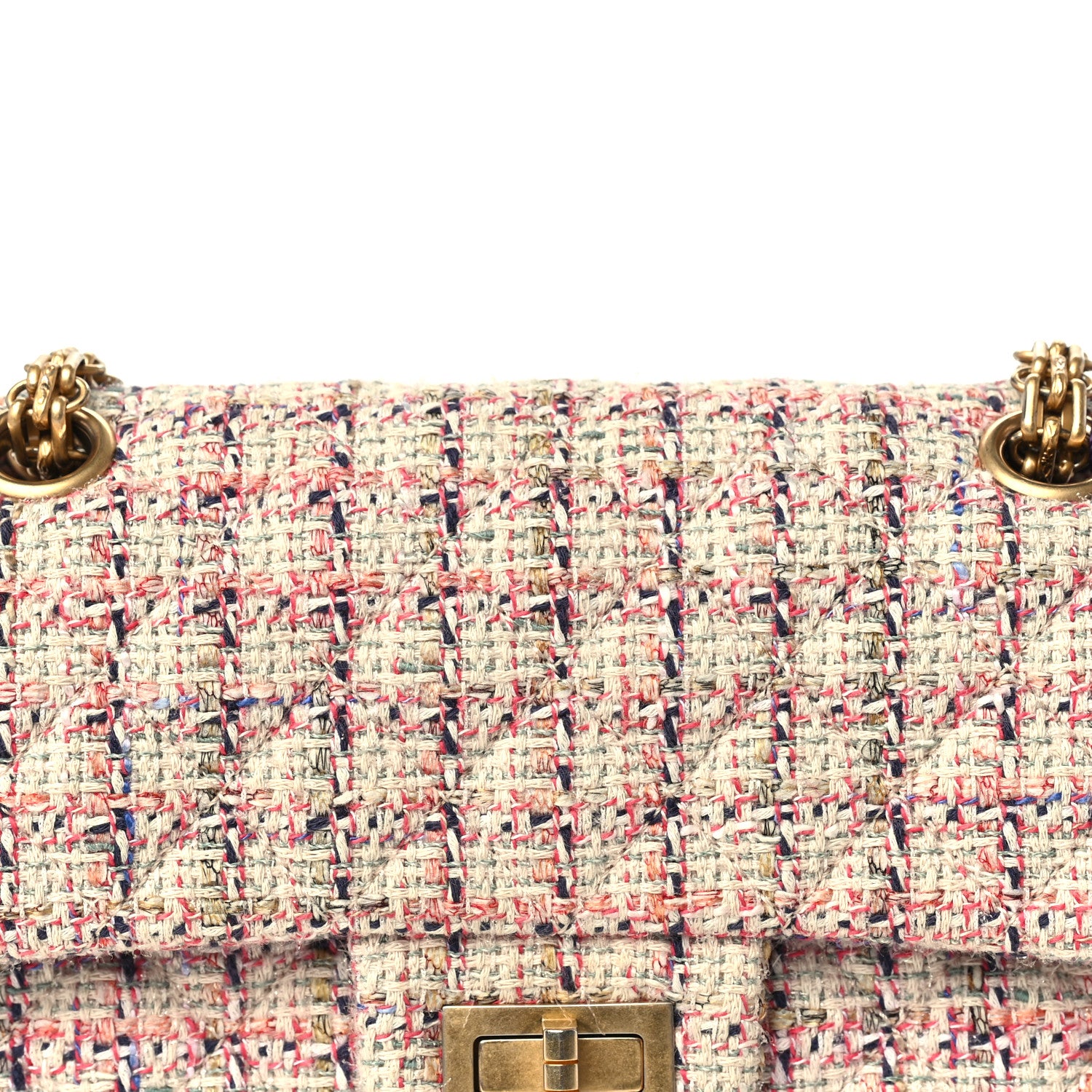Chanel Tweed Quilted 2.55 Reissue Mini Flap Multicolour 7 of 9