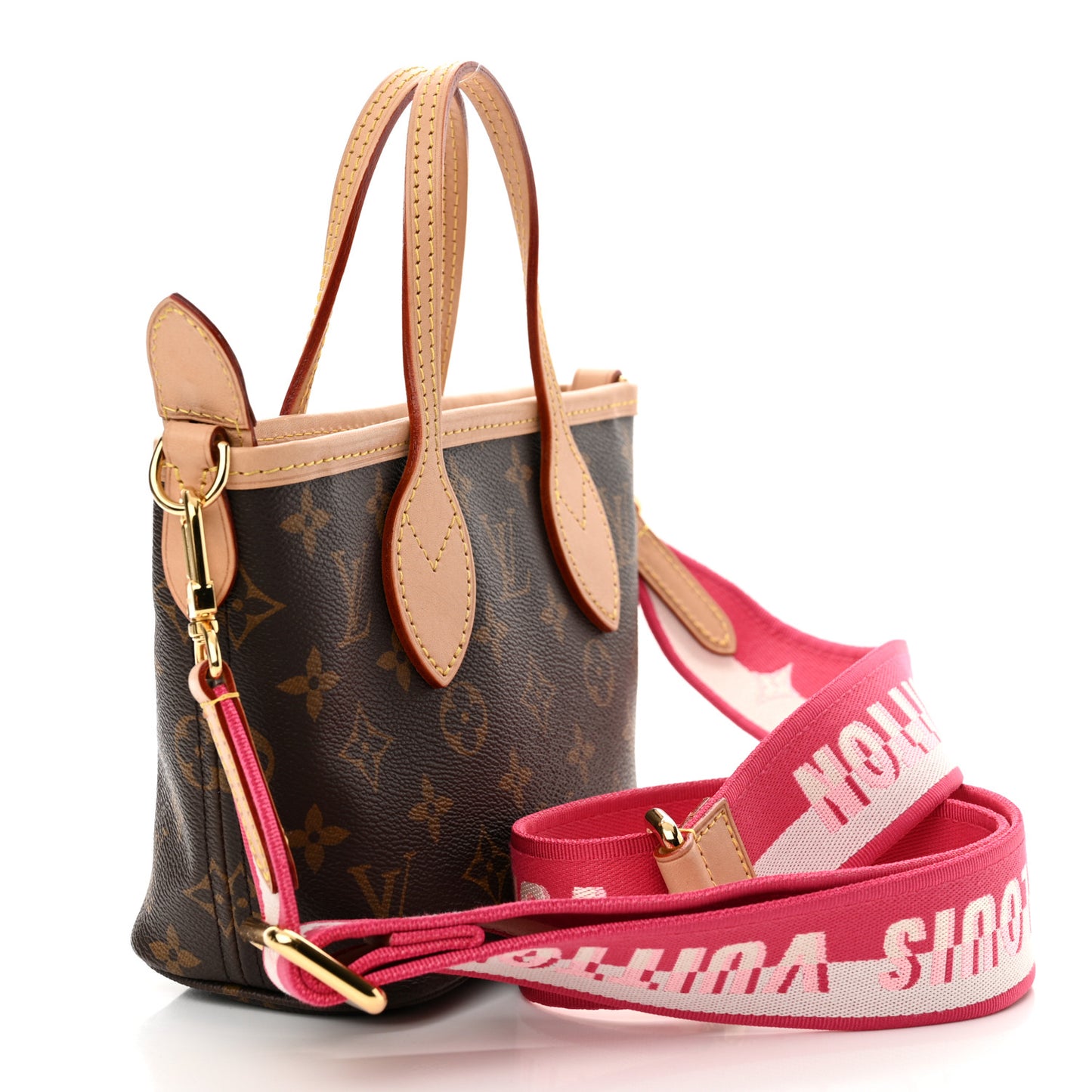 Monogram Neverfull BB Pink Peony