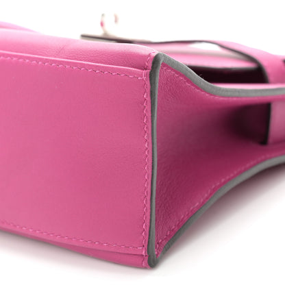 Hermes Swift Kelly Pochette Clutch Rose Pourpre 10 of 11