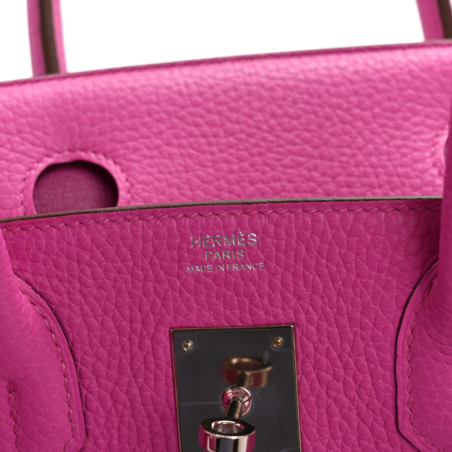 Hermes Taurillon Clemence Birkin 30 Magnolia 6 of 11