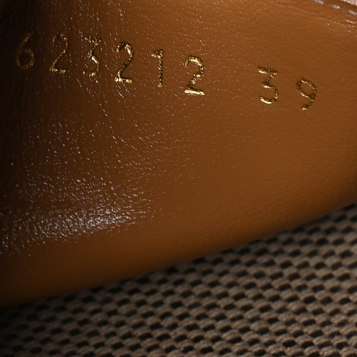 Gucci Monogram Maxi GG Angelina Platform 55mm Slide Sandals 39  Camel Ebony 7 of 8