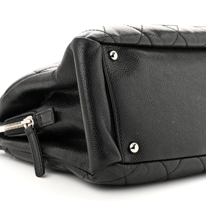 Chanel Caviar Quilted CC Timeless Soft Tote Black 10 of 12