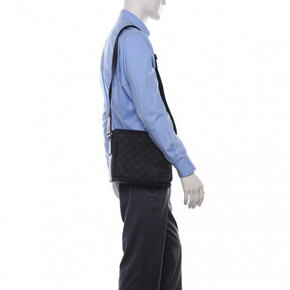 Louis Vuitton Monogram Eclipse District PM Black 2 of 9