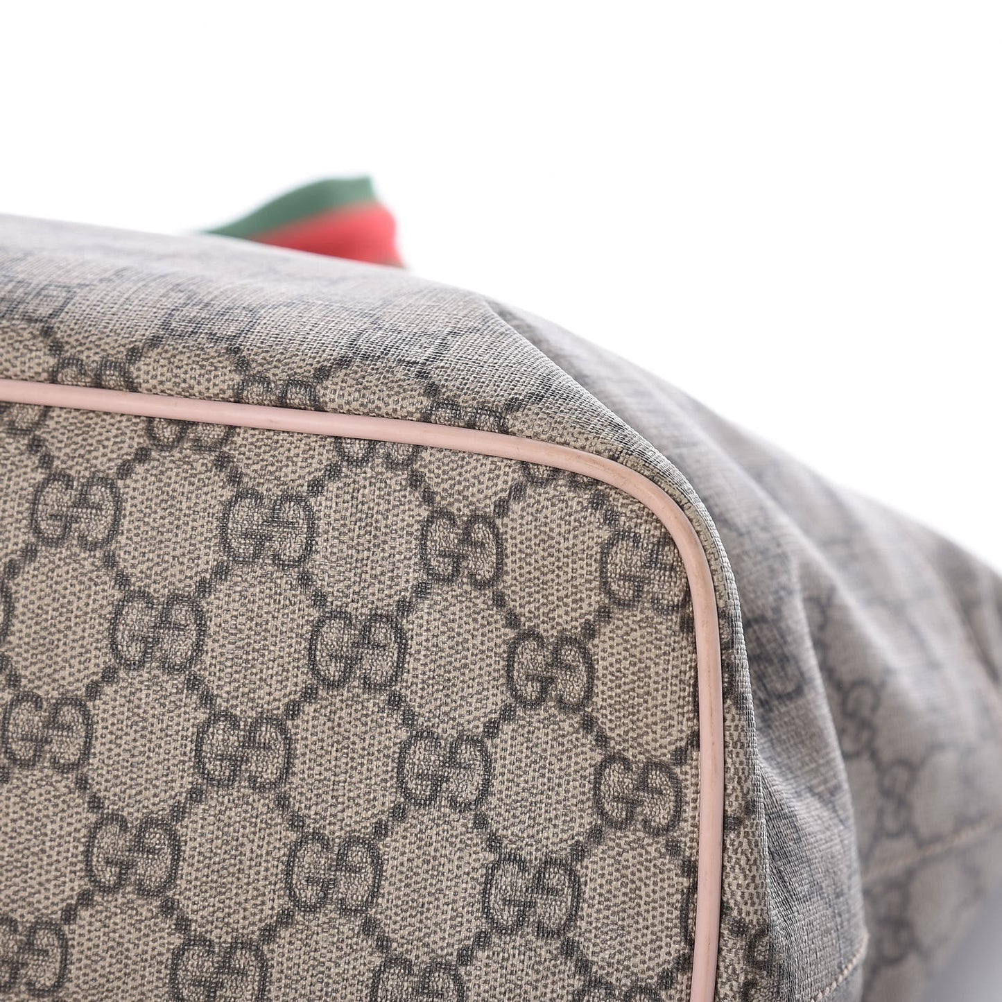 GG Supreme Monogram Diaper Bag Pink