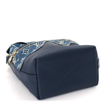 Louis Vuitton X NIGO Taurillon Monogram Denim Japanese Cruiser Blue 3 of 8