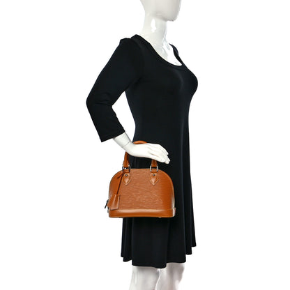 Louis Vuitton Epi Jacquard Alma BB Honey Gold 2 of 17